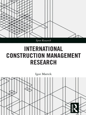 cover image of International Construction Management Research